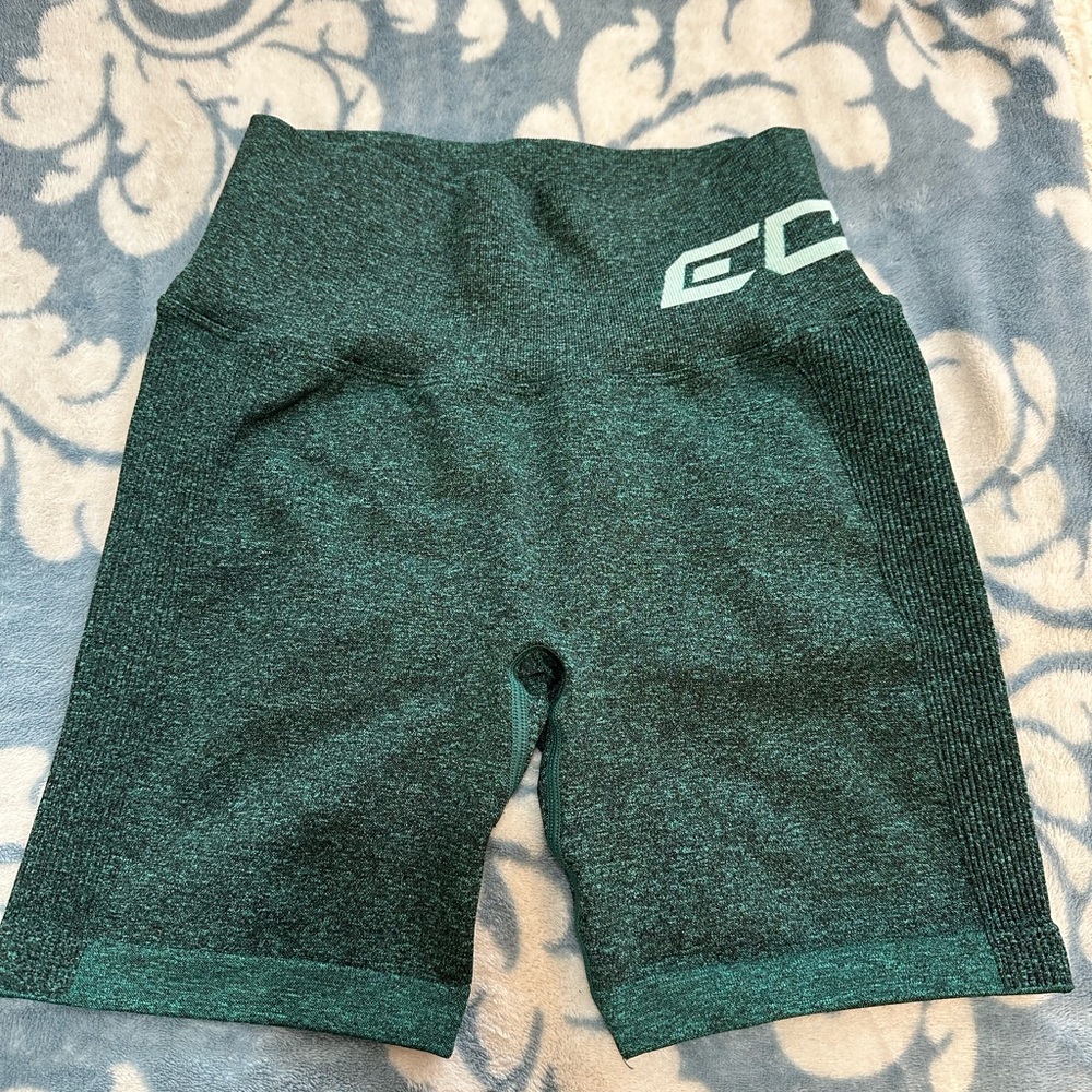 ECHT Arise Scrunch Teal Shorts